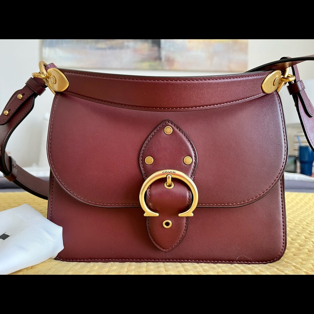 Coach Beat Shoulder Bag in Wine